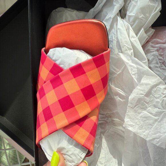 Unreal Fields Madge Fuschia/Orange Sandal Size 9/EU 40 - Picture 5 of 9